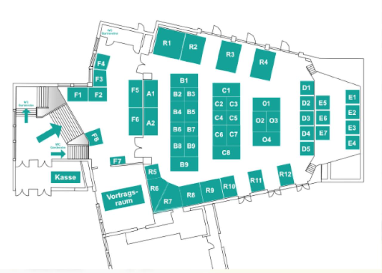 Hallenplan Grundriss